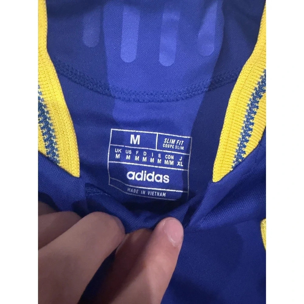 Club Atletico Boca Juniors Adidas 2024 Home Jersey Size Medium Slim Soccer